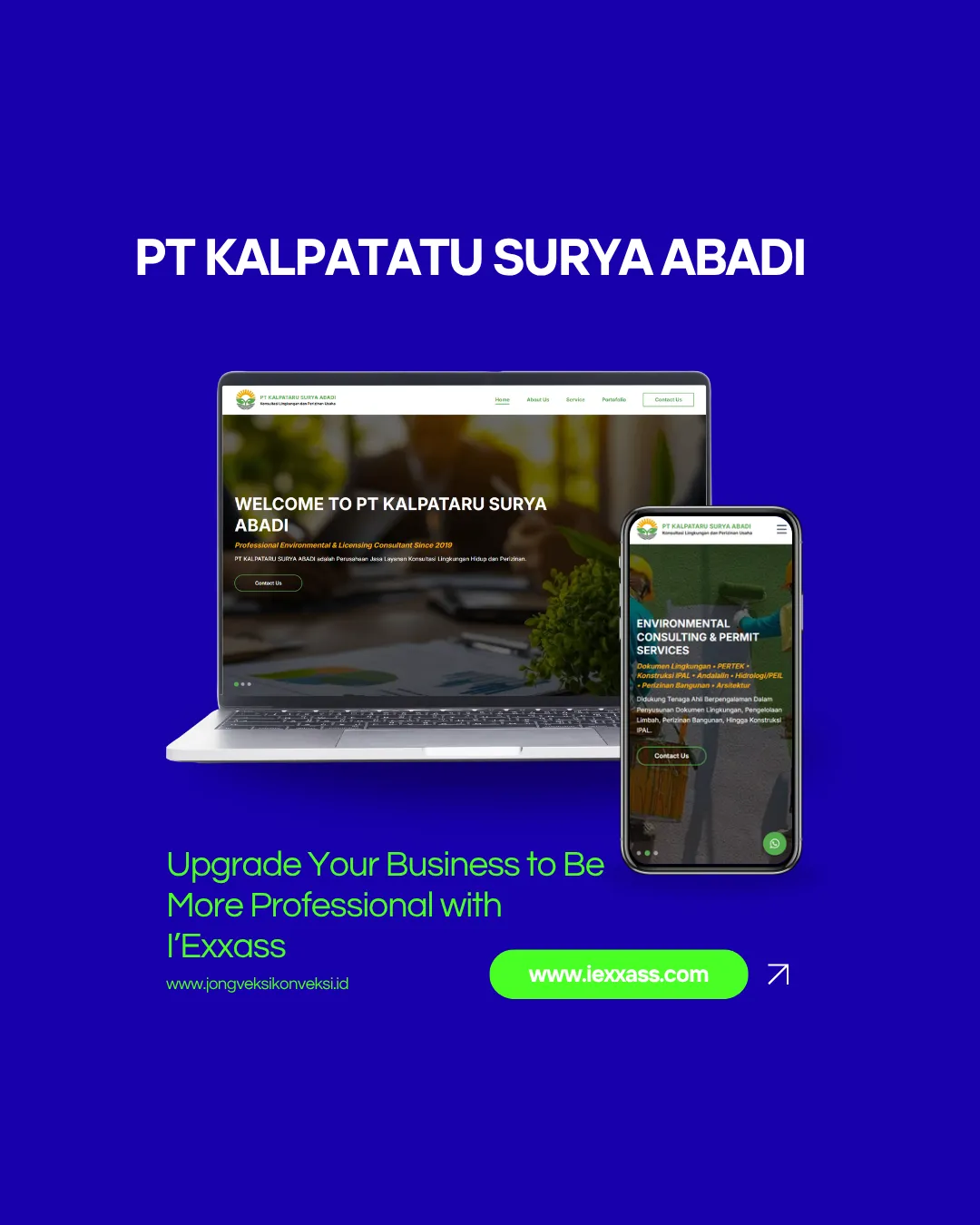 Website Company Profile (PT Kalpataru Surya Abadi)